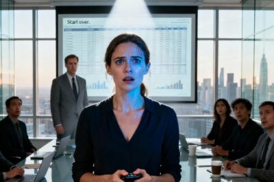 The cream-colored cursor blinked at the center of the projector screen like a dare. Fifty-three pages’ worth of my audit—twelve months of client notes, call outcomes, renewal patterns, and the little human details that stitched all of it together—glowed behind me in tidy tables. I’d color-coded the conversion correlations and flagged the “small talk moments” that later became purchase orders. This was, by any definition that actually mattered, the most important work I’d done in my career.