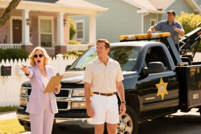 HOA Karen Tried to Tow My Car — Too Bad It Belonged to the Sheriff!