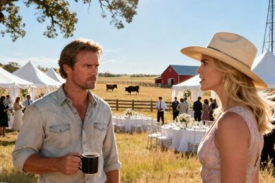  My cows staring at the madness, just as confused as I was. And at the center of it all, barking orders like she was queen of the county, there stood Karen Whitmore, the very same HOA president who once tried to find me because she didn’t like the look of my fence. I marched right up and asked what the hell was going on.