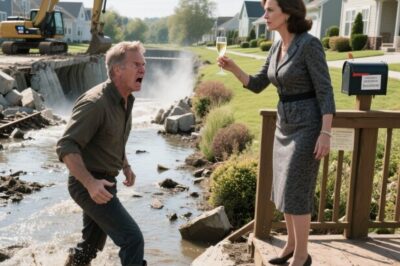 HOA Demolished My Dam for “Unpaid Fees” — Then Watched Their Whole Neighborhood …   They said my great-grandfather’s 80-year-old dam was an eyes sore and safety hazard, so they bulldozed it while I was at my daughter’s wedding. I came home from Autumn’s reception to find 80 years of hand cut limestone blocks reduced to rubble, muddy water rushing wild, and the smell of diesel fumes hanging thick in the evening air.