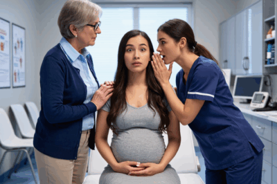 My mother-in-law took me for a prenatal checkup. The moment she stepped outside, a nurse whispered in my ear: “Run quickly. You’re in danger!” The next day, I discovered a horrifying secret about my husband’s family.