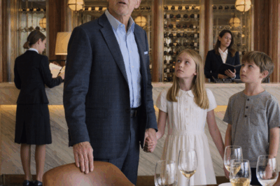 My kids booked a family dinner at the most exclusive restaurant in town, but when I arrived, there was no room reserved for me.