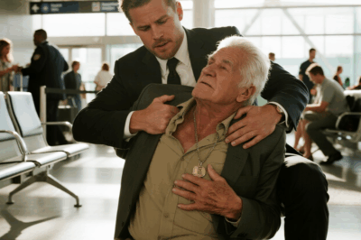 He missed his flight to help an elderly veteran — then the terminal was cleared without explanation..