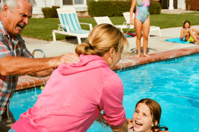 My Sister Pushed My Daughter Into Pool Fully Dressed. Yet My Dad Grabbed Me By Neck To Stop Me From Saving Her – “Oh My Precious Child”