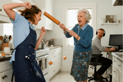 When His Mom Hit Me with a Rolling Pin While He Was No Where To Be Seen, I Did Something That Made Her Panic Instantly