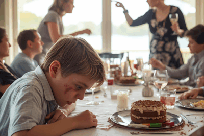 At The Birthday Party, My Son Showed Up With A Bruise Under His Eye. My Sister’s Son Smirked And Said. “I Just Taught Him A Lesson – My Parents Say I’m Never Wrong Anyway.” Everyone Laughed It Off. But Then My Son…
