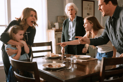 During family dinner, my sister-in-law pointed at me, and said, “You’re a cheater.” Then she turned to my 7-year-old daughter and added, “You’re NOT REALLY OURS. Robert isn’t your dad.” My husband then…