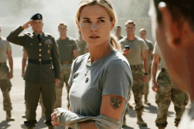 They Mocked Her at Bootcamp — Then the Commander Froze at Her Back Tattoo.
