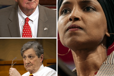 ch2 “I’M TIRED OF PEOPLE WHO KEEP INSULTING AMERICA.” — SENATOR KENNEDY JUST LIT A MATCH, AND THE SQUAD ERUPTED ON LIVE TV 🔥💣 It started with one line. Calm. Direct. Devastating. Senator John Kennedy stood at the podium, eyes fixed, voice steady. “I’m tired of people who keep insulting America.” You could feel the temperature shift. But what came next was even more explosive. In a pointed rebuke aimed directly at Rep. Ilhan Omar and the progressive “Squad,” Kennedy unleashed a second sentence that cut through the Senate chamber like a cold wind — and this time, Omar didn’t hide her reaction. Her expression changed. Her body tensed. The room held its breath. Some called it bold truth-telling. Others say it was calculated provocation. But no one can deny: it hit. The clip is now everywhere — and both sides of the aisle are reacting. Supporters are cheering. Critics are seething. And inside Capitol Hill? Tensions have officially boiled over. Is this the moment that redefines how far the fight will go?