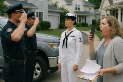 CH2 . HOA Karen Called 911 on My Wife Back from the USS Truman—Seconds Later Police Saluted Her!