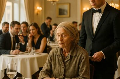 “I know,” the woman replied calmly. “I have money.” She was seated reluctantly at the farthest corner table, almost against the wall. The guests sitting behind their white tablecloths exchanged curious looks — who was this old woman daring to dine where only the wealthy usually come? The whole atmosphere of luxury and shine seemed to push her away.
