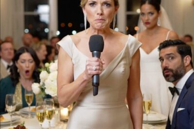 I stood frozen at my daughter’s wedding reception, watching my mother tap her champagne glass with a silver spoon. The familiar sound made my stomach twist. I knew that smirk on her face all too well. She was about to do what she did best: tear me down in front of everyone.