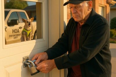 HOA Karen Parked Two Trucks in My Garage — So Grandpa Locked Her In and Called the Cops!    My name is David and never in a million years did I think I’d end up barricading someone inside my own garage. But when your neighborhood HOA president behaves like she’s running a miniature dictatorship, sometimes you have to improvise. It all started at exactly 6:12 a.m. I was still half asleep when I heard the low rumble of engines pulling into my driveway.