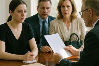 Yesterday, at 28 years old, I became a millionaire. My Aunt Vivien, the woman who raised me, left me everything: her Victorian mansion, her business, and a fortune I could barely comprehend. I was still drowning in grief when they walked through the door of her lawyer’s office. My parents. The same two people who vanished from my life 15 years ago without so much as a goodbye.