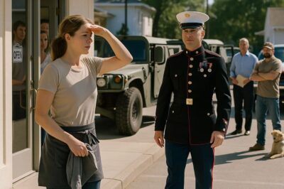 She handed coffee to the man with the dog right in front of the inspector. Her boss didn’t raise his voice. He didn’t even look angry, just cold. Final. You’re done here, Grace. 6 years of loyalty erased in a single sentence. She didn’t cry, just untied her apron hand shaking and walked out.