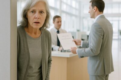 No one knew I went to the bank. I didn’t usually go myself. But to my surprise, there he was. My son-in-law. Telling the manager I no longer recognized anyone. Handing over papers I had never seen.