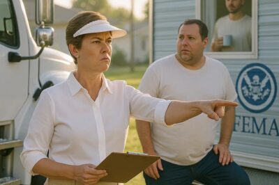 At 6:00 in the morning on a Tuesday that started way too early, a flatbed tow truck idled outside my lot while a woman with a pearl visor waved a clipboard like some kind of magic wand. Her perfectly manicured nails caught the sunrise as she pointed at my mobile home. “Hook the wheels,” she ordered. The driver with the kind of authority usually reserved for military generals.