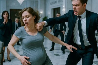 Arrogant Millionaire’s Son Hit a Pregnant Woman — The Truth About Her Husband Left Him Frozen… The grand chandeliers of the Imperial Hotel glittered like captured stars, pouring golden light across polished marble floors and velvet draped dining halls. Guests in crisp tuxedos and shimmering gowns laughed over glasses of champagne, their voices rising in polished harmony with the faint notes of a string quartet.