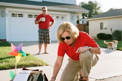 HOA—Karen trespassed onto my driveway with a tape… IT BACKFIRED the same day… This is my property. Your fence is clearly over the line.