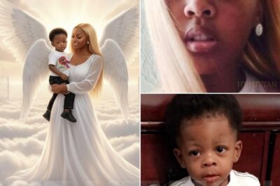 Trina’ty Riley, only 18, was at home with her little son, Kayden, enjoying a quiet evening. A sudden crash at the door froze her in fear. Three masked men, rifles ready, barged inside without warning. Trina’ty instinctively held Kayden close, running toward the back of the house to protect him. Gunfire erupted, piercing the night. Despite her desperate attempt, both mother and child were struck. When police arrived, she was still clutching Kayden, a final, heartbreaking act of maternal love. The full story is in the comments below.👇