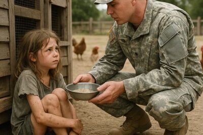 I Was a Soldier Just Back From Deployment When I Found My 7-Year-Old Daughter L0cked in a Chicken Coop — Thin, Trembling, and Covered in Bi/tes. “Daddy,” She Sobbed, “Mom’s Boyfriend Said This Is Where I Belong.” That Night, Their House Was Raided — and Karen Called Me Screaming. Fifteen Months in C0mbat Hadn’t Prepared Me for This War.