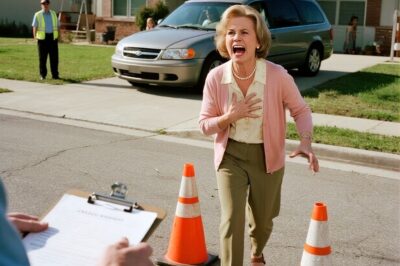 HOA Karen Tried to Tow My Truck From Inside My Garage — The Tow Driver Called the Cops on Her…      By the time the police arrived, the tow truck was halfway up my driveway, and the HOA president was standing in my garage, screaming at the driver. Her voice echoed off the concrete walls as she shouted instructions about hook placements and axle positions like she was conducting some kind of bizarre orchestra. The tow driver did not move.