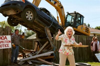 Hoa Karen SMASHED My Fence for an “Inspection” — So I lift Her $80K SUV With My Sugarcane Loader!    The day started like any other. Birds chirping, the faint scent of fresh mulch drifting through the culdesac, and my neighborly peace firmly intact. That was until I heard it. A low metallic thud, followed by that unmistakable screech of tires on asphalt. I froze midsip of my coffee, staring at the window, and my stomach sank faster than the sun behind the oaks lining our street.