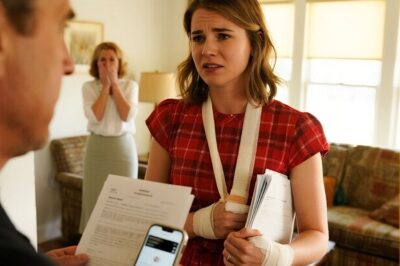 After My Accident Dad Texted: “Can’t This Wait We’re Busy Three Weeks Later I With Some Papers… My name is Mabel and I’m 26 years old. I always believed that family at its core meant unconditional love. That belief shattered at 3:15 in the morning under the harsh fluorescent lights of the Massachusetts General Hospital emergency room. I was lying on a gurnie after a devastating car crash.