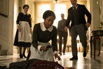 The millionaire’s son lay still on the marble floor, eyes shut, body cold with shock, while the maid knelt beside him, her hands shaking, holding something small, dark, and moving. «Grace, what did you do?» the butler gasped, frozen by fear. Footsteps thundered through the mansion. Mr. Caleb Thompson, the man whose money could buy almost anything, burst into the room, his face pale with horror. «What happened to my son?» he shouted, rushing forward. Grace’s lips trembled as she looked up at him, her eyes filled with tears.