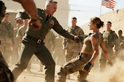 Everyone heard the slap before they understood what caused it. But no one expected the woman who rose from the ground to look calm, almost dangerously calm. It happened on a bright, cloudless afternoon at Fort Ashbury’s outdoor training grounds. Soldiers were lined up for inspection when General Briggs, legendary Navy Seal, feared by every recruit, leaned in close to the new arrival.