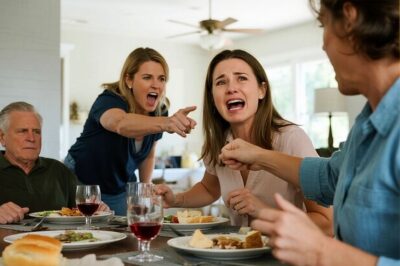 My father didn’t flinch. just sipped his wine and watched me as if waiting to see whether I’d shatter or obey. I didn’t break. I simply stood, excused myself, and let the quiet do the speaking for me. There was a time they used to brag about me. When I took double shifts to help with the mortgage.