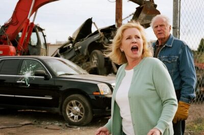 HOA Cops Rammed Their SUV Into Our Shed — So Grandpa Fed It to the Crusher Silently…      $45,000. That’s what the HOA president’s luxury SUV was worth before an old man fed it to his junkyard crusher like scrap metal.