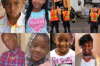 🕯️ In loving memory of six angels. Six little hearts that once beat with laughter and light… silenced too soon on what should’ve been an ordinary ride home. 💔  That afternoon, the yellow school bus was filled with joy — chatter about cartoons, friends, and dinner plans. Then, the laughter faded as the bus began to speed. Tiny hands gripped the seats. Fear crept in. The driver’s voice broke the silence with words that still echo through time: “Y’all ready to die?”  Moments later — a crash so violent it split metal, shattered glass, and tore families apart. Neighbors rushed out. Parents ran barefoot through the street, screaming their children’s names, praying for a miracle that never came. Six never opened their eyes again. The full story is in the comments below.👇
