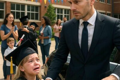 A 7-year-old little girl waits nervously in the schoolyard for her kindergarten graduation ceremony. Desperate because she had promised her classmates that her dad would arrive at any moment. When she sees an elegant man about to step into a luxury car, she rushes over, clasps her hands in a plea, and begs, “Sir, could you be my dad at my graduation? All the fathers came except mine, please.