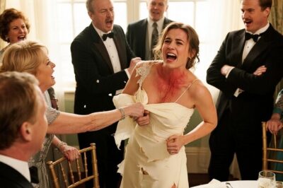 My mother-in-law tore my dress and humiliated me… But my dad did something that left everyone frozen…    My mother and father-in-law tore my dress in front of everyone, humiliating me and calling me a gold digger, unworthy of their son. No one knew at that moment, but my father had seen everything. As he quietly approached, he was ready to show them who I really was. Everyone froze in shock, completely speechless.