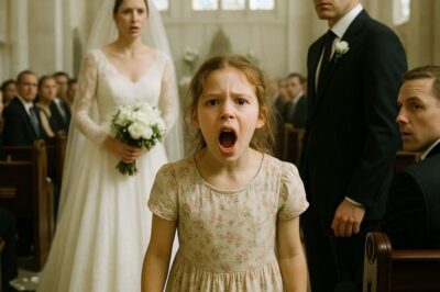 When 10-Year-Old Chloe Burst Into the Church Yelling, “Mom, Don’t Marry Him!” — What She Revealed Left Everyone in Sh0ck… That morning, Rachel Moore believed her life was finally back on track. Three long years had passed since her husband, Michael, was kil/led in a car accident, leaving her to raise their daughter, Chloe, alone. Healing hadn’t come easily, but now, standing before the mirror in her wedding gown, Rachel thought she was ready to be happy again.
