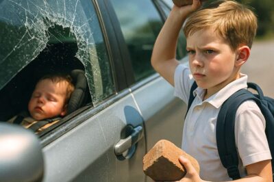 Accepting The Punishment, An 8-Year-Old Boy Still Smashed A Car Window To Save A Baby In The Scorching Sun — But Then Something Unexpected Happened  Eight-year-old Liam Parker was late for school once again. His backpack bounced as he sprinted across the grocery store parking lot, cutting through in a desperate attempt to make up lost time.