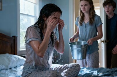 “Wake up, lazybones!” Before Olivia could even open her eyes, icy water drenched her from head to toe. Soaked, shaking, she looked up — and saw her mother-in-law holding the bucket, watching her with cold eyes.