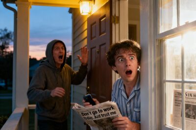 My Neighbor Knocked At 5AM: “Don’t Go To Work Today. Just Trust Me.” At Noon, I Understood Why…