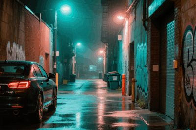 “Stand still — don’t speak. You’re in danger.” The homeless girl suddenly pulled the company boss into a corner, blocking his view of the street. A second later, a shot shattered the glass where he had been standing. When he looked at her, trembling, he finally understood — she wasn’t just a stranger… she was his guardian.