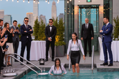 “A waitress fell into the water as people mocked her—yet no one expected the billionaire who walked in next to put an end to it all.”