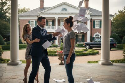 He Threw Divorce Papers at Me to Impress His New Girlfriend — But My Luxury Estate Secret Exposed Them