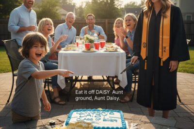 My Sister’s Son Threw My Graduation Cake on the Floor and Said, “Eat It Off the Ground.” Then I…