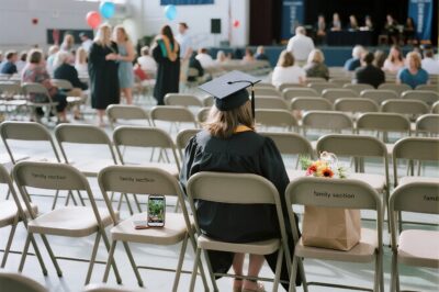 Nobody from my family came to my graduation, not even my husband or kids. They all went to my brother’s barbecue instead.