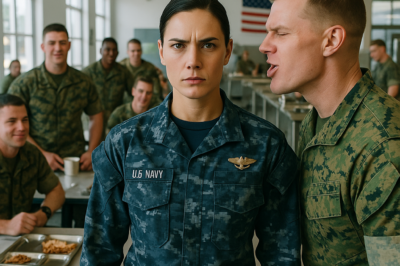 “Somebody Get A Mop!” Marine Shoved Her In Mess Hall—Not Knowing She’s A SEAL Outranking Him