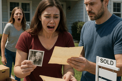 My Sister Sold Grandma’s House and Laughed – But What the New Owner Found Changed Everything!