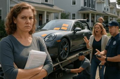 HOA Kept Parking Her Porsche Across My Driveway—So I Returned the Favor… Piece by Piece