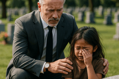 A billionaire discovers a poor girl crying by his son’s grave — and the truth stuns everyone…