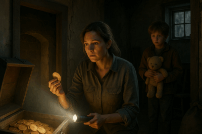 MY HUSBAND ABANDONED ME AND OUR SON IN HIS BROKEN-DOWN SHACK — HE NEVER IMAGINED THE GOLD HIDDEN UNDER THE FLOORBOARDS.