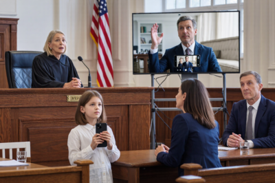 MY HUSBAND SUED FOR FULL CUSTODY, CALLING ME “UNSTABLE. MY DAUGHTER ASKED THE JUDGE CAN I SHOW YOU